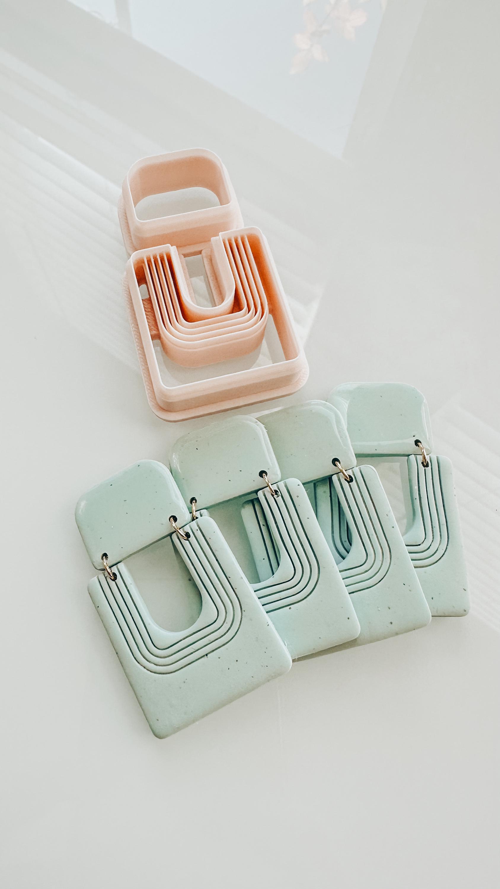 Aisha Boho Clay Embossing Cutter For Polymer Clay Earrings 2.0 Inches