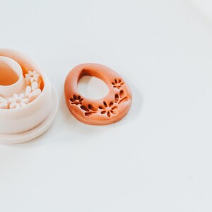 Arabella Small Dainty Polymer Clay Earring Cutter / Sharp High Quality Clay Cutters For Polymer Clay Jewelry 1.0 Inch image 4