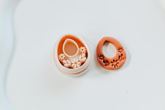 Arabella Small Dainty Polymer Clay Earring Cutter / Sharp High Quality Clay Cutters For Polymer Clay Jewelry 1.0 Inch