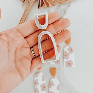Imperfect Arch Clay Cutter Set | 2 Piece Clay Cutter Set | Clay Earring Cutters | Clay Cutters | 2.25 inches