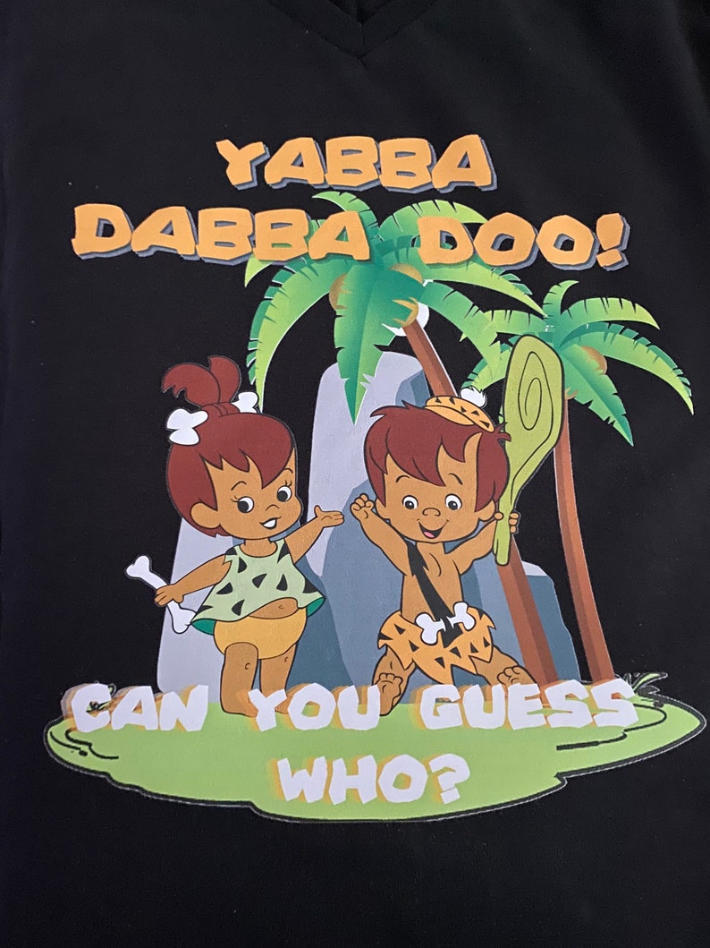 Yabba Dabba Doo Flintstones african American Gender Reveal - Etsy