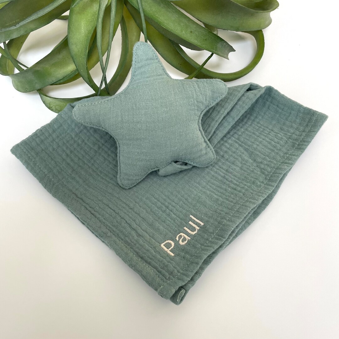 Comforter Star Mint Personalized With Name Comforter Etsy