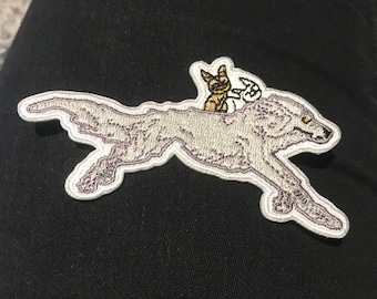 Loth Wolf e Loth Cats Iron On Patch