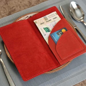 Personalized Leather Restaurant Check Presenter | Custom Logo Server Book for Waitstaff