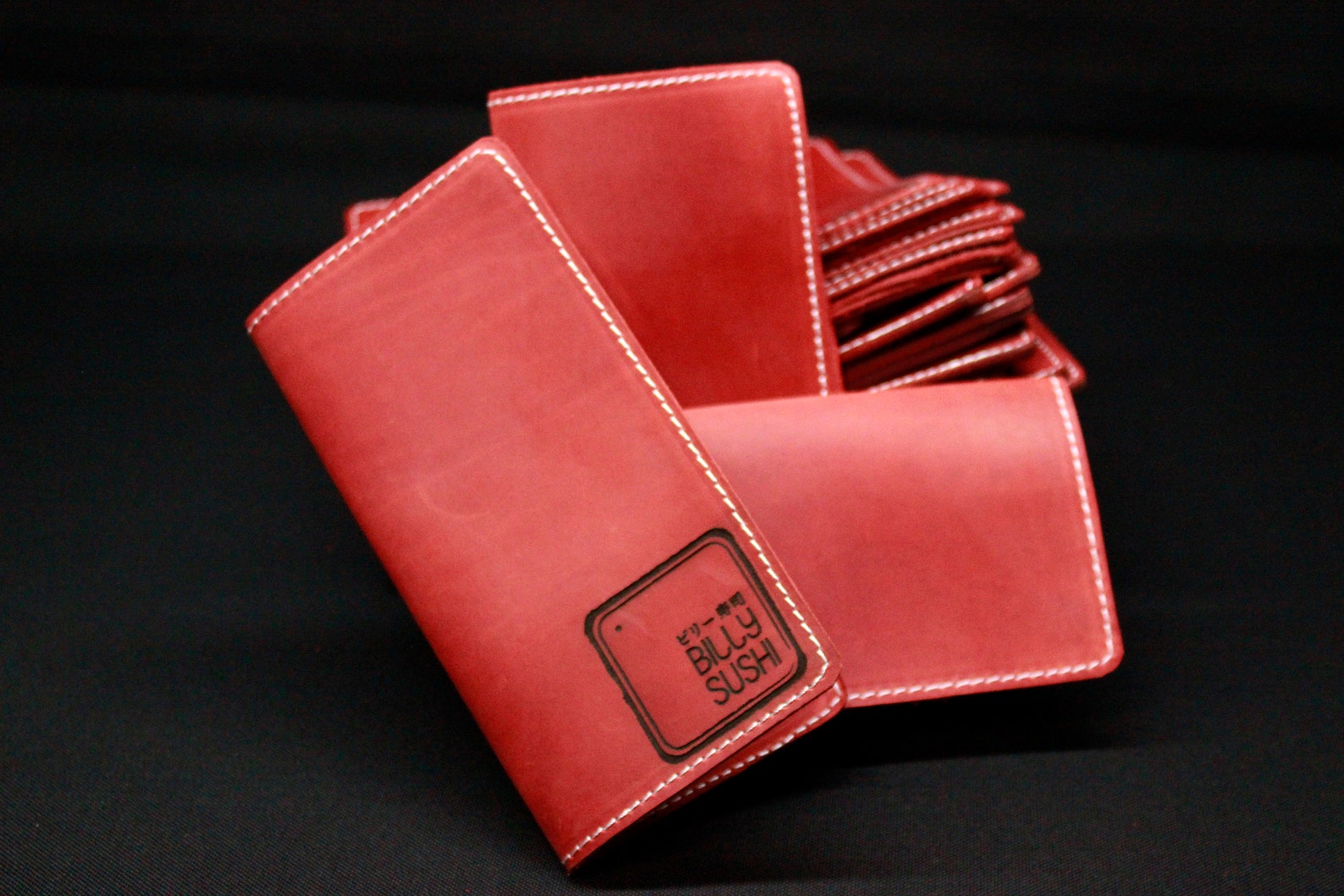 Personalized Leather Receipt Holder, Bill Folds, Leather Check Book