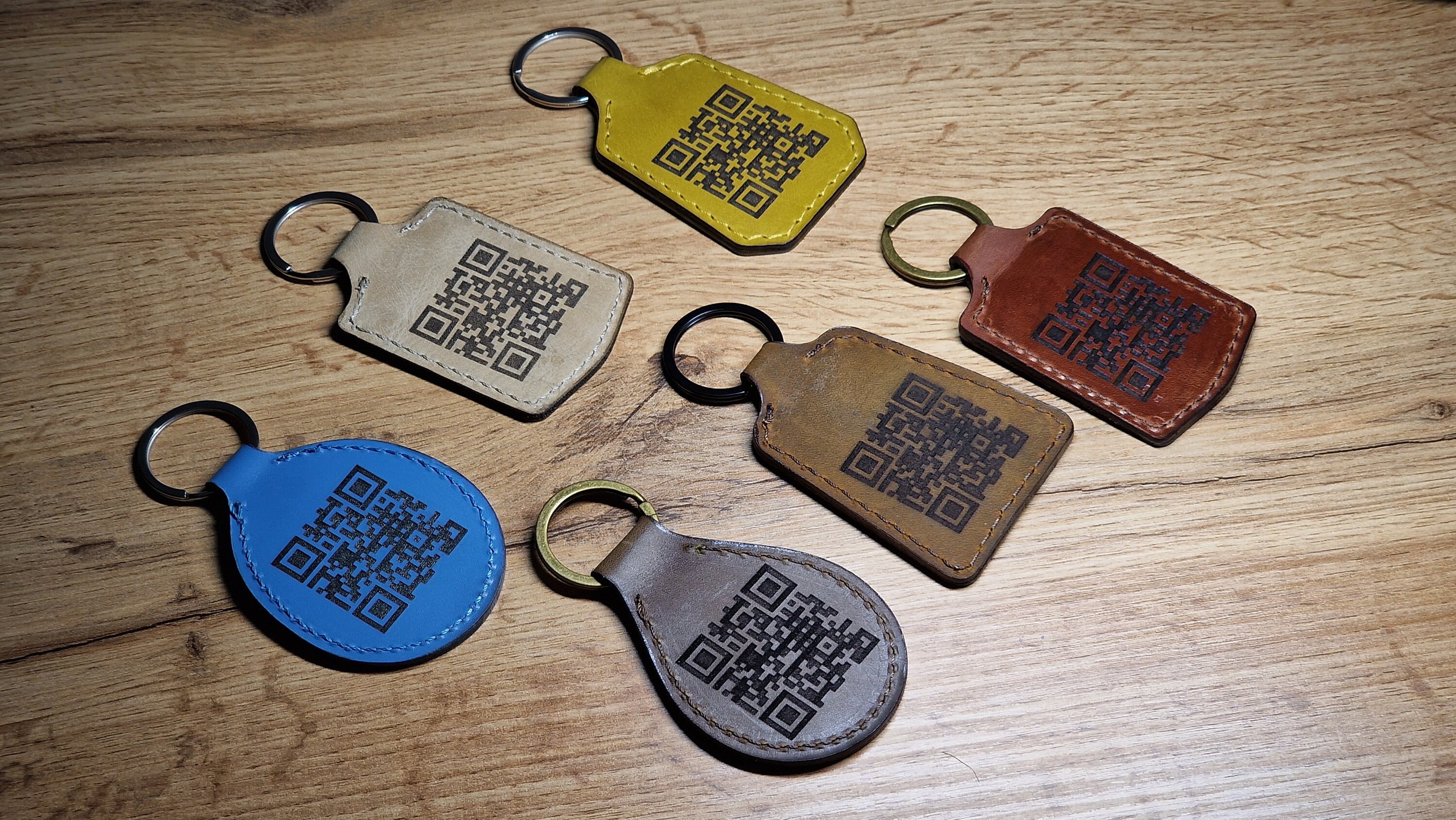 QR Code Keychains, Business Promotion Keychain, Business Buster ...