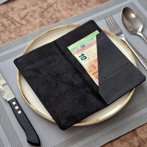 Quittungshalter, Gästescheck-Gastgeber, Luxus-Scheckhalter, Restaurant-SERVER-Buchkartenetui, Schecküberträger mit Ledertasche