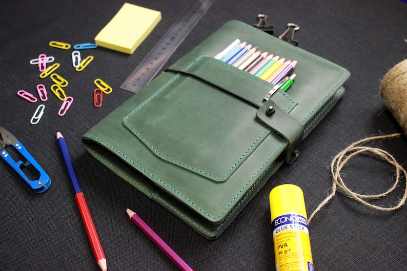 A5 Hobonichi Leather Notebook Cover A5 Leather Book Cover Etsy