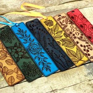 Leather Bookmark Personalized with Custom Engraving Leather Book mark. Custom Bookmark. Bookmark. Graduation Gift