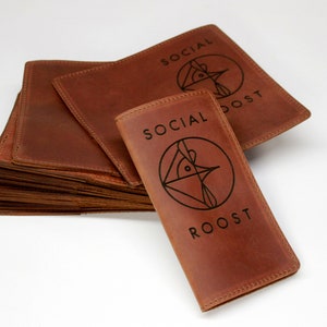 Leather Restaurant Check Presenter, Cafe Bar Pub Check Holder, Bill Holder, Guest Check Presenter, Guest Check Book, Custom Server Book