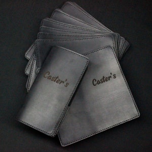 Custom Leather Bill Presenter & Check Holder – Crazy Horse Restaurant Check Book with Custom Logo | Personalized Server Book for Cafe - Bar