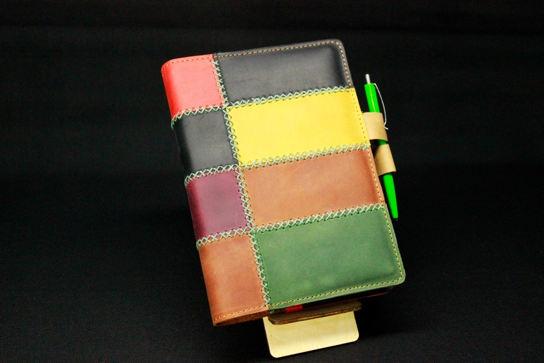 A5 Notebook Cover With Pen Loop, Leather Cover for Journal A5