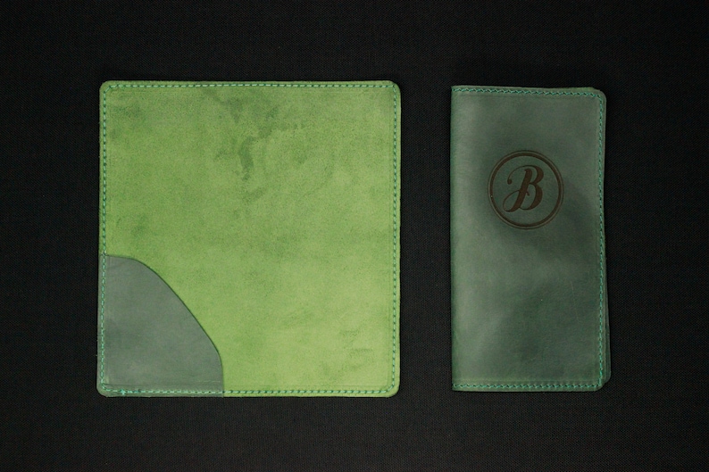 Handmade Leather Check Presenter Check Holder Bill Holder Leather Check