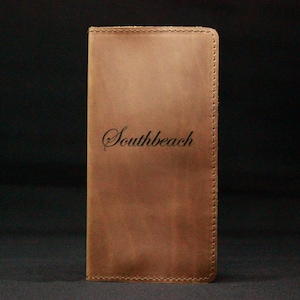 Custom leather check presenter, Restaurant bill holder, Guest presenter, Personalized leather check holder with embossing, Check holder