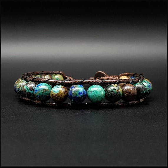 1 Pezzo Braccialetti Di Cristalli Naturali Per Donne E Uomini - 8mm