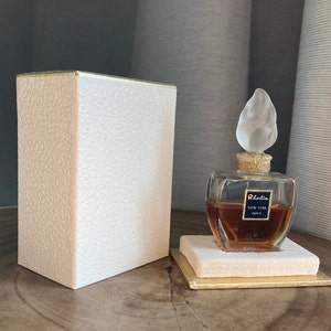 Vintage Rhodia Glass Perfume Bottle, Never Opened