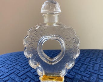 Vintage Lalique "COEUR JOIE" Perfume Bottle, 1940s