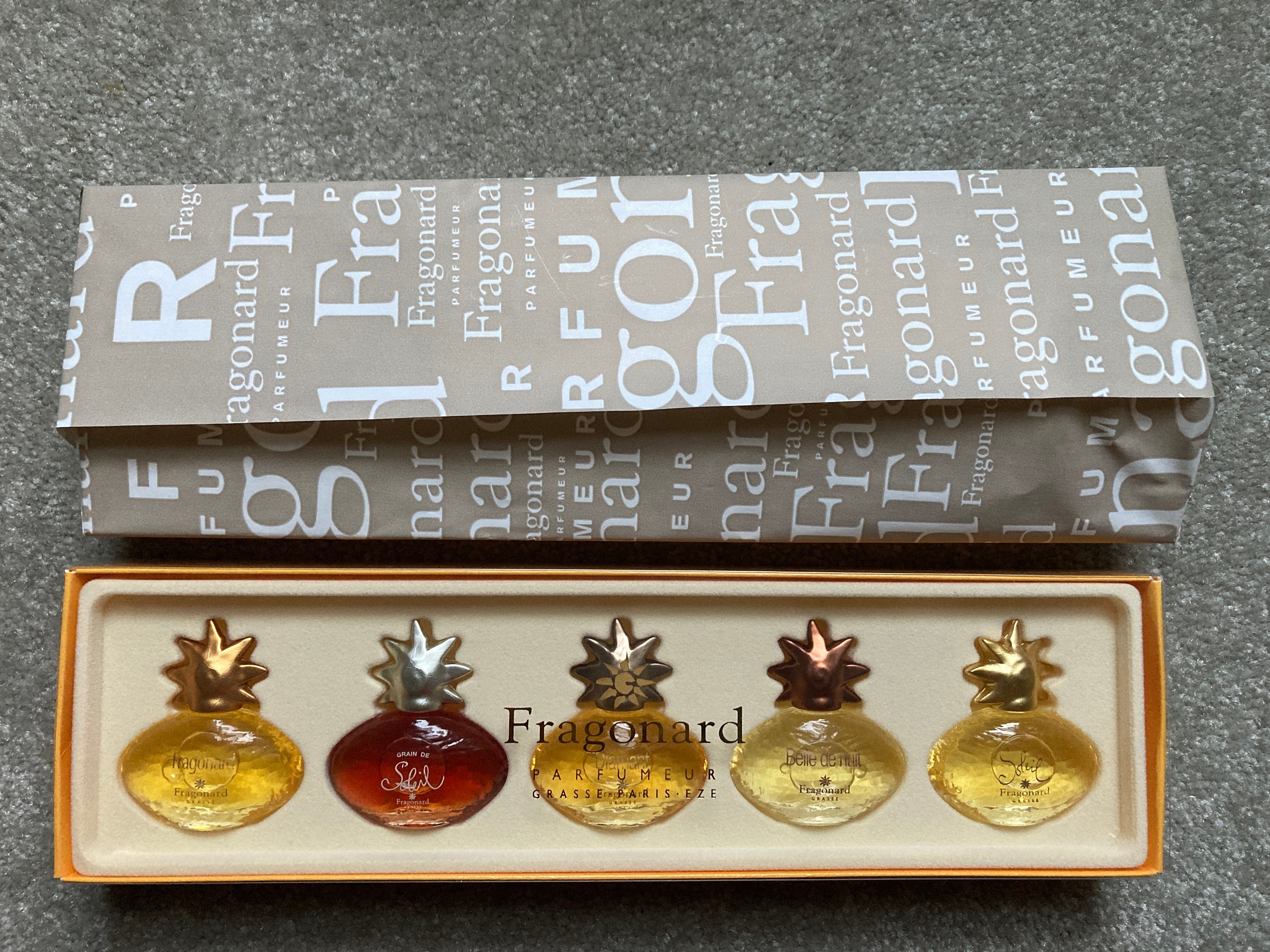 Les Grandes Heures De Fragonard 5 Parfums De Collection Made in