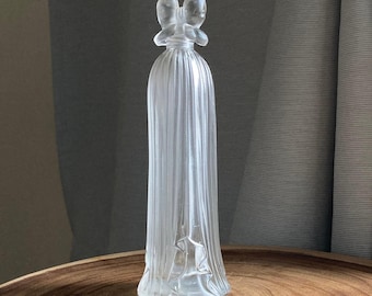 Rare 8" Tall Lucien Lelong Indiscret Perfume Bottle