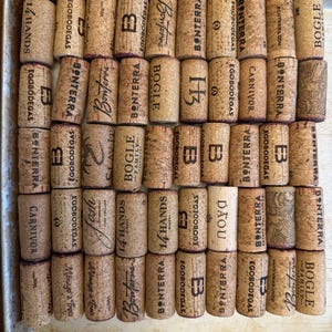 Assorted Wine Corks: Natural or Synthetic/Silicone, Craft Supplies - Set of 50