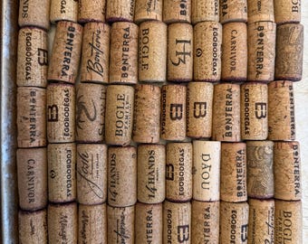 Assorted Wine Corks: Natural/Real Wine Corks or Synthetic/Silicone, Craft Supplies - Sets of 10, 25, 50, or 100