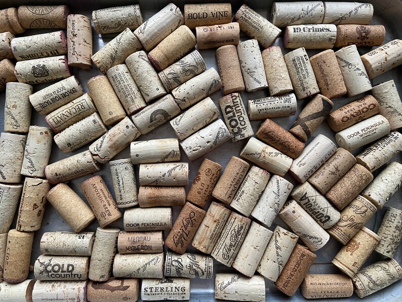Wine Corks, Assorted Red and White Wine Corks, Natural or Silicone