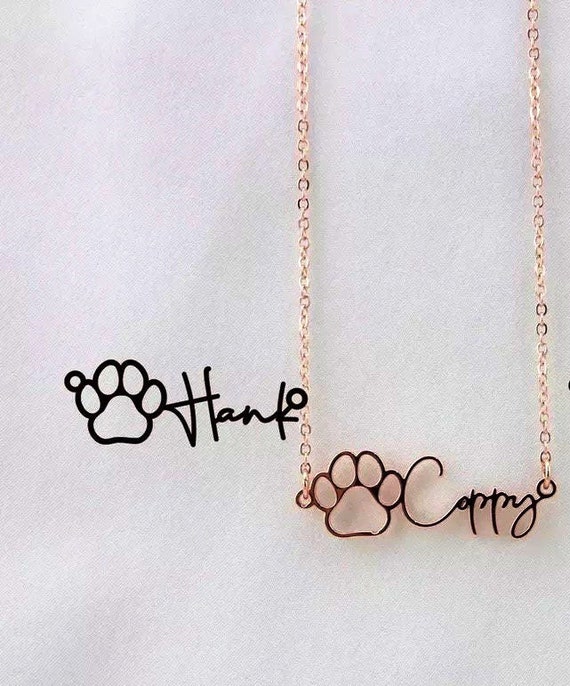 Dog necklace custom clearance