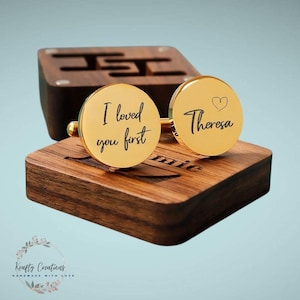 Personalised Engraved Groomsmen Groom Best man Cufflinks Gifts, Wedding Cufflinks, Personalized Cufflinks.