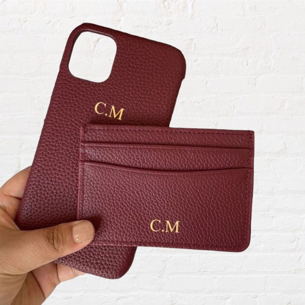 Personalized Leather Phone Case Etsy