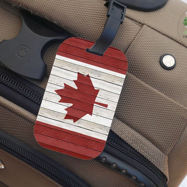 Custom Luggage Tag, Canada Luggage Tag, Custom Bag Tag, Personalized Luggage Tags,