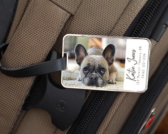 Custom Luggage Tag, Custom Photo Luggage Tags, Custom Bag Tag, Personalized Luggage Tags, Personalized metal luggage tag