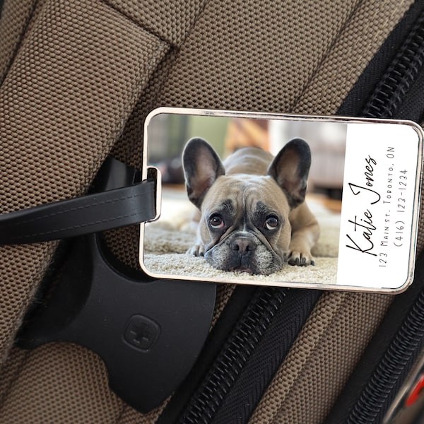 Custom Luggage Tag, Custom Photo Luggage Tags, Custom Bag Tag, Personalized Luggage Tags, Personalized metal luggage tag