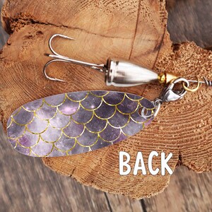 Personalized Fishing Lure, Custom Fishing Lures are a unique anniversary gift for parents and couples who love to fish, image 5