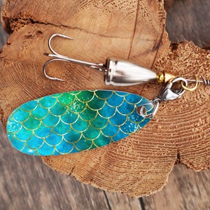 Personalized Fishing Lure, Custom Fishing Lures are a unique anniversary gift for parents and couples who love to fish, image 6