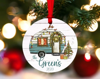 Adorno de caravana personalizado, regalo de caravana personalizado