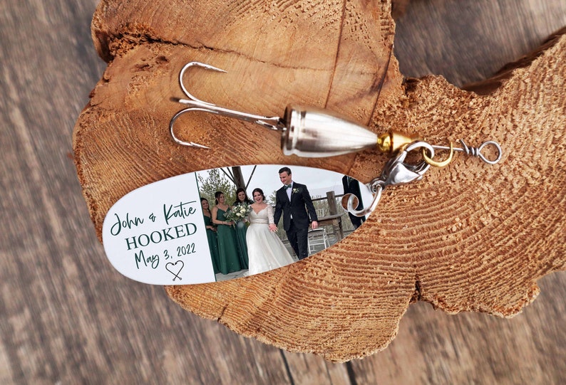 Personalized Fishing Lure, Custom Fishing Lures are a unique anniversary gift for parents and couples who love to fish, image 4