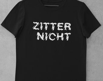 Women's T-shirt "don't tremble"/iron-on transfer