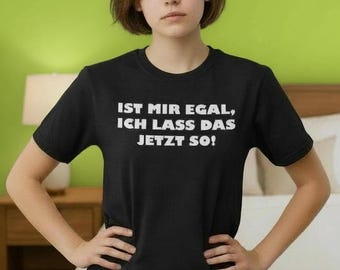 T-shirt "I don't care"/Iron-on transfer