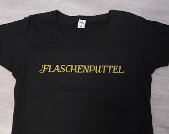 Women's T-shirt "Bottle Puttel"/iron-on transfer