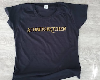Women's T-shirt "Schneesektchen"/iron-on transfer
