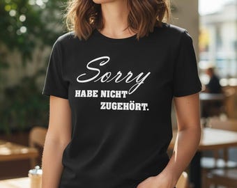 T-shirt "Sorry"/Iron-on transfer