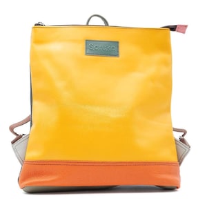 Recycled Leather Backpack · Minimalist & Functional Design · Backpack with Secure Zipper Closure · Sustainable and Stylish Backpack