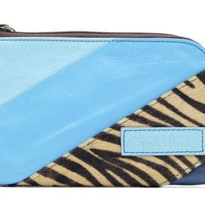 Lederbrieftasche · Handgefertigte Damenbrieftasche aus recyceltem Leder · Kartenhalter-Brieftasche mit Magnetverschluss · Geschenk für Sie