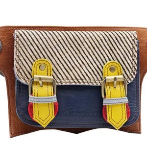 Women’s Belt Bag · Recycled Leather Sling Bag · Handmade Fanny Pack Purse