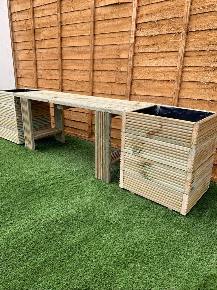 Planter Bench Seat Etsy UK