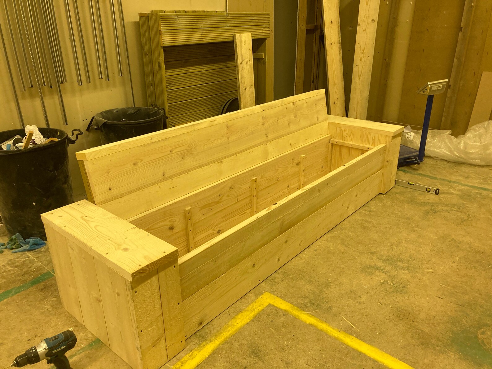 Rustic Reclaimed Scaffold Board Bench Garden Bench Garden Etsy UK