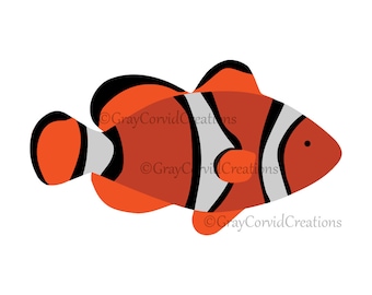 Download Clown Fish Svg Etsy