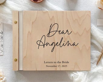 Bridal Shower Letters to the Bride | Personalized Keepsake Book