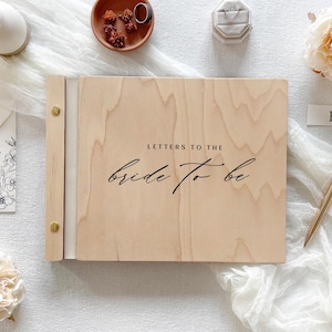 Briefe an das Brautbuch, Ratschläge für die Braut, Brautpartygeschenk, Geschenk von der Brautparty zur Braut, Andenken-Hochzeitsgeschenk
