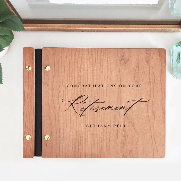 Retirement Memory Book Etsy